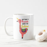 Inspirational Coffee Mug "All Things Are Possible If You Believe"