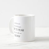 Just Because Funny Gift for Co-worker or Parent Coffee Mug