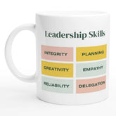 Leadership Skills, Coffee Mug, Leader Mug , Gift For Her, Gift For Team Leader, Boss Gift