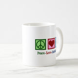 Peace Love Social Work Coffee Mug, Cute Social Worker Mug, Social Work Coffee Mug For Him & Her