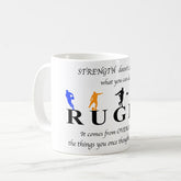 Rugby Inspirational Quote Coffee Mug, Rugby Player Gift, Rugby Coach Gift, Funny Rugby Gift, Sports Mug, Novelty Mug, Funny Rugby Mug
