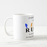 Rugby Inspirational Quote Coffee Mug, Rugby Player Gift, Rugby Coach Gift, Funny Rugby Gift, Sports Mug, Novelty Mug, Funny Rugby Mug