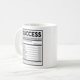 Success Nutritional Facts Coffee Mug, Success Coffee Mug, Nutrition Facts, Coffee Lovers Gift