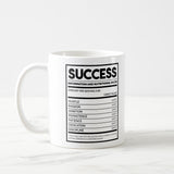 Success Nutritional Facts Coffee Mug, Success Coffee Mug, Nutrition Facts, Coffee Lovers Gift