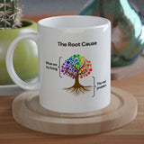 The Root Cause Mug, Coffee Mug,Inspirational Quote, Office Mug