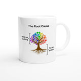 The Root Cause Mug, Coffee Mug,Inspirational Quote, Office Mug