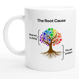 The Root Cause Mug, Coffee Mug,Inspirational Quote, Office Mug