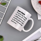 Dear Boss humor funny Coffee Mug, Gifts for Boss - Thank You for Being My Boss Mug, Birthday Gifts, Best Office Gifts, Boss Gifts