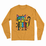 Funny Cat Meme Long Sleeve T-Shirt – Humorous Apparel for Casual Wear