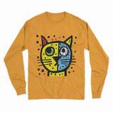 Inspirational Cat Quote Long Sleeve Tee – Motivational Shirt for Daily Wear