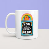 Personalised You Are A Wonderful Human Bean Mug - Funny Thank You Gift, Friendship Gift, For Best Friend, Coworker