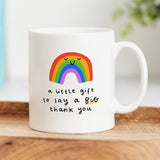 A Little Gift To Say A Big Thank You Mug - Personalised Thank You Gift, Appreciation, Colleague, Employee, Friendship Gift, Teacher