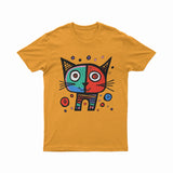 FunkyKolors Limited Cat Tee – Playful, Vibrant & Eye-Catching