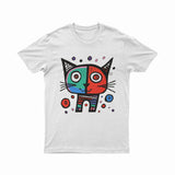 FunkyKolors Limited Cat Tee – Playful, Vibrant & Eye-Catching
