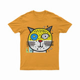Abstract Psychedelic Cat Print Tee – Breathable, Comfortable, and Perfect for Summer Streetwear