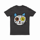 Abstract Neon Cat T-Shirt – Lightweight & Breathable Artistic Tee for Summer & Everyday Wear