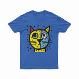 Cool Artistic Cat Face Oversized Tee – Perfect for Streetwear Enthusiasts & Hip-Hop Culture Fans