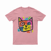 Unisex Trippy Cat Head T-Shirt – Edgy Fashion Statement for E-Girls, E-Boys & Gen Z Style