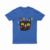 Abstract Neon Cat Silhouette Tee – Cool & Trendy Streetwear for Gen Z & Millennials