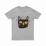 Abstract Neon Cat Silhouette Tee – Cool & Trendy Streetwear for Gen Z & Millennials