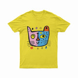 Funky Retro Cat Art Tee – Vintage Aesthetic T-Shirt for Anime & Indie Pop Culture Lovers
