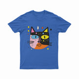 Funky Street Art Cat Print Tee – Unique Unisex Outfit for Alternative & Underground Fashion