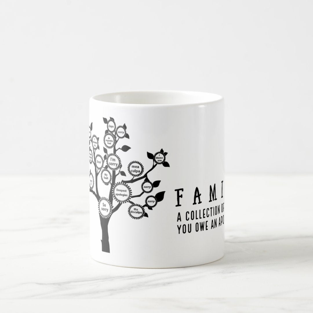 Collection of people you owe an apology, Coffee Mug