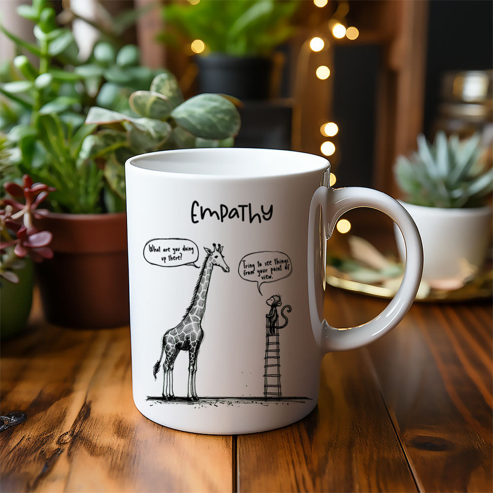 Empathy - What Are You Doing Up There - Mug