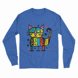 Funny Cat Meme Long Sleeve T-Shirt – Humorous Apparel for Casual Wear