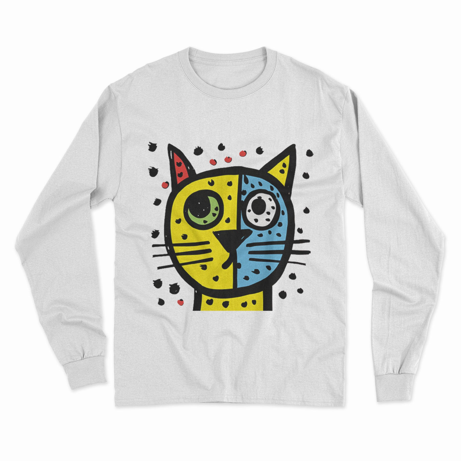 Inspirational Cat Quote Long Sleeve Tee – Motivational Shirt for Daily Wear