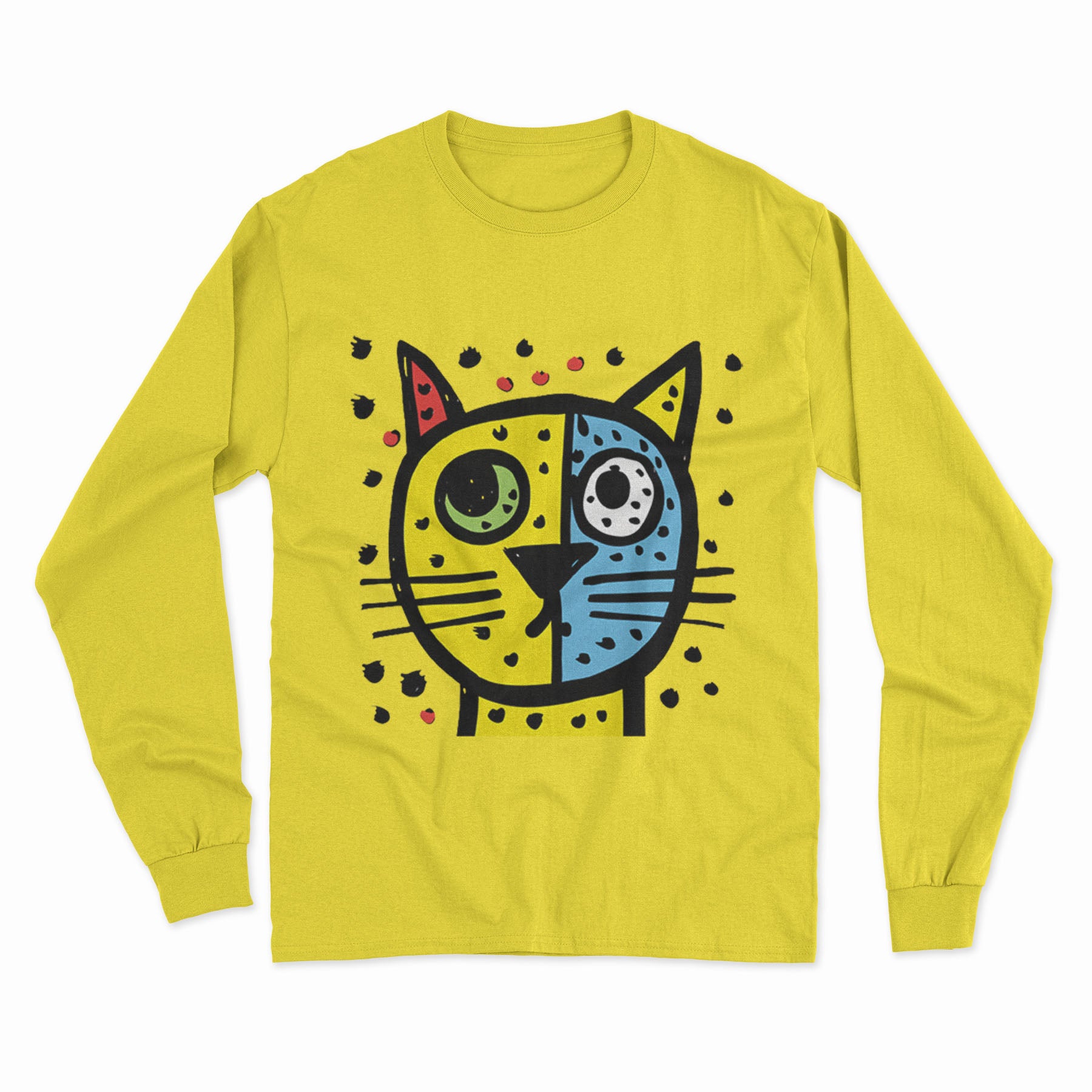 Inspirational Cat Quote Long Sleeve Tee – Motivational Shirt for Daily Wear