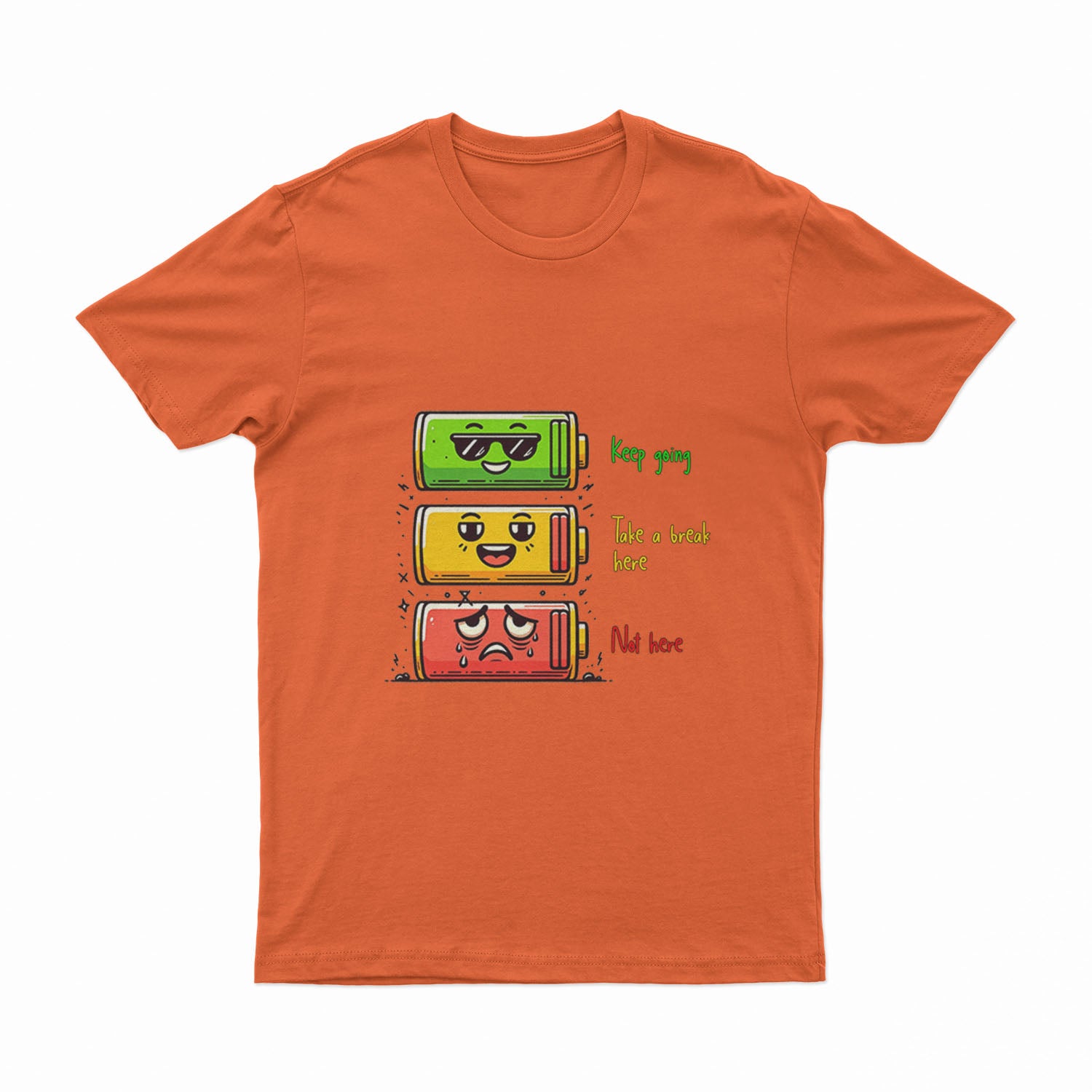 Take A Break Here, Not Here - T-Shirt