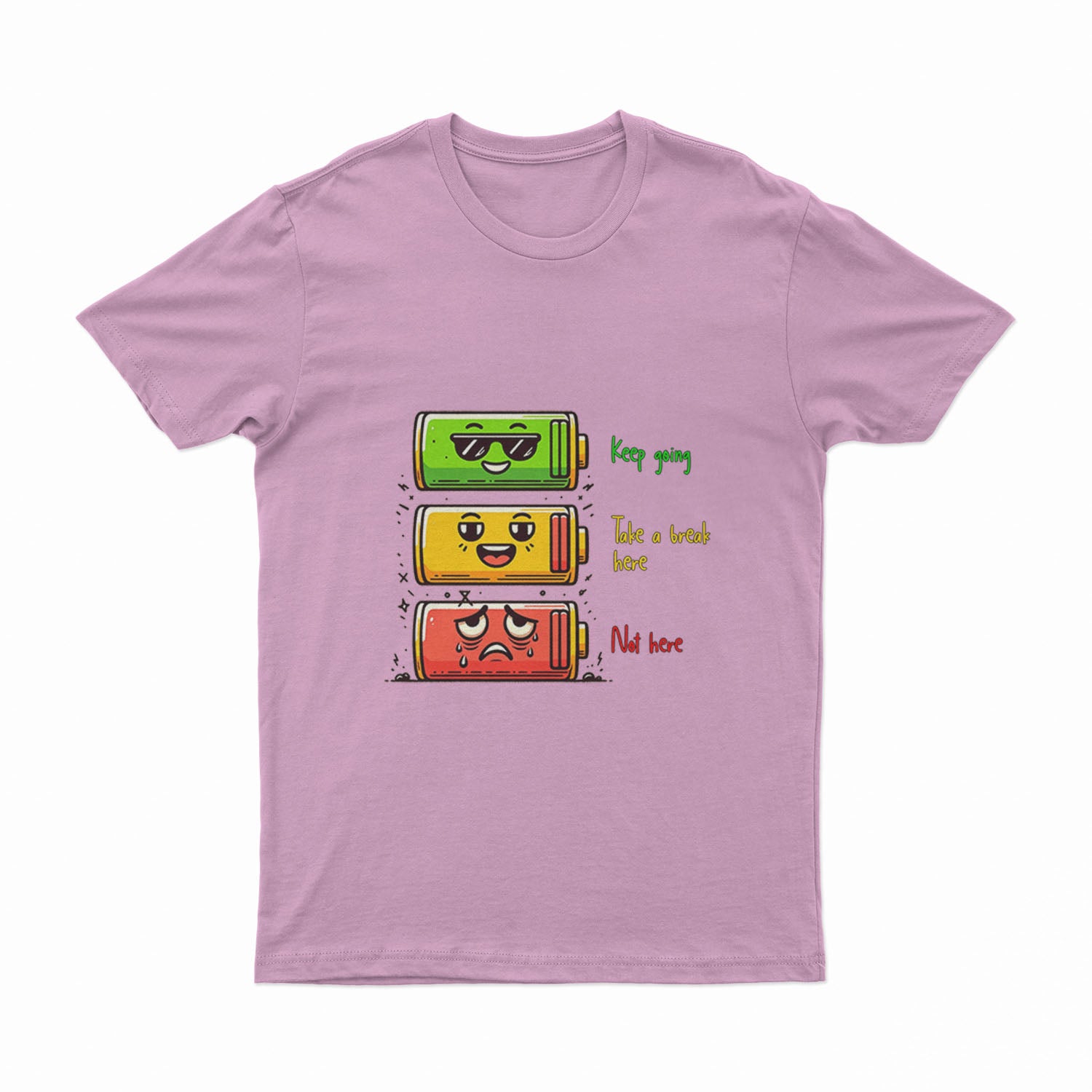 Take A Break Here, Not Here - T-Shirt