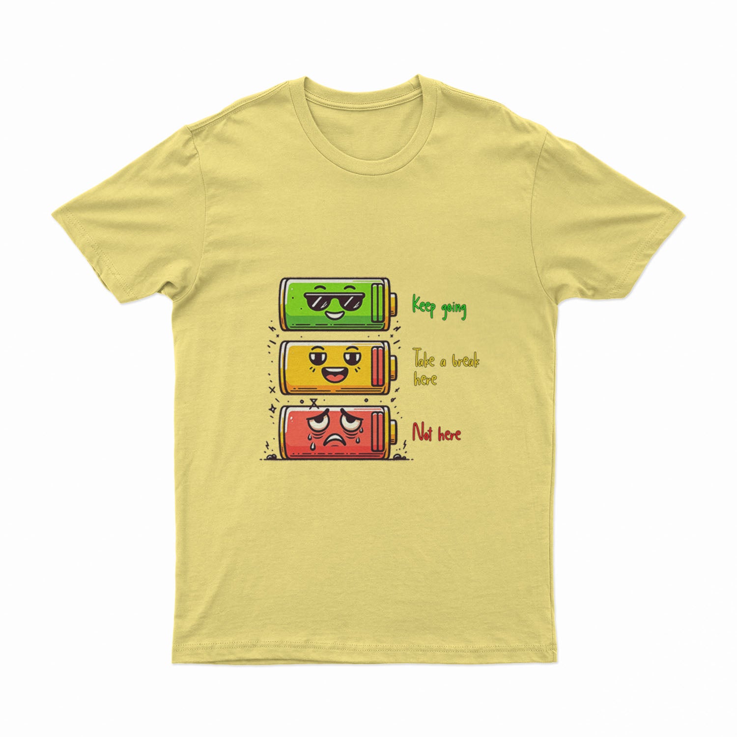 Take A Break Here, Not Here - T-Shirt