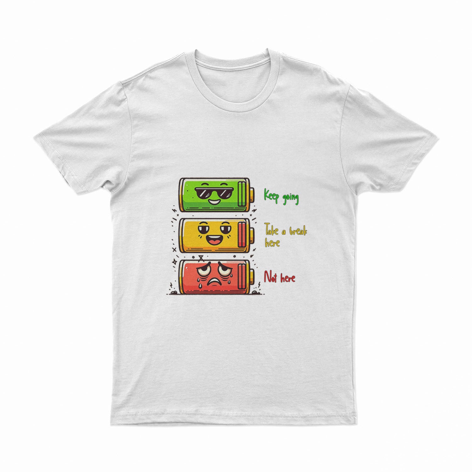 Take A Break Here, Not Here - T-Shirt