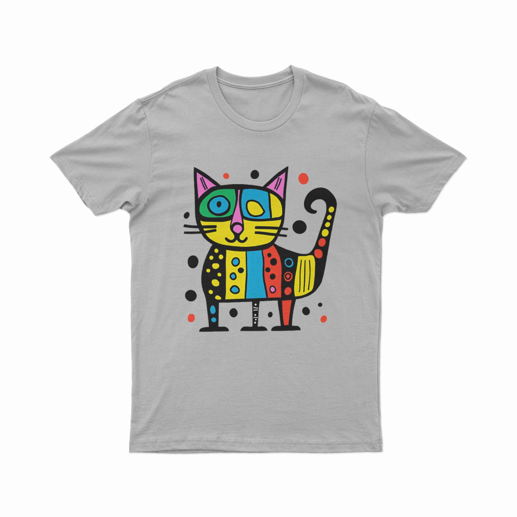 Retro Y2K Cat T-Shirt – Vintage-Inspired Bold Graphic Tee for Anime, Kawaii & Aesthetic Looks