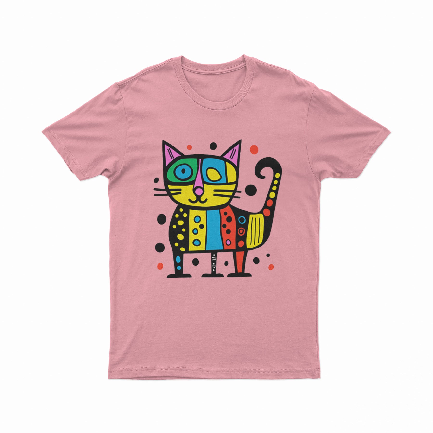 Retro Y2K Cat T-Shirt – Vintage-Inspired Bold Graphic Tee for Anime, Kawaii & Aesthetic Looks