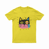 Oversized Psychedelic Cat Tee – Artistic and Comfortable Everyday Outfit for Free Spirits